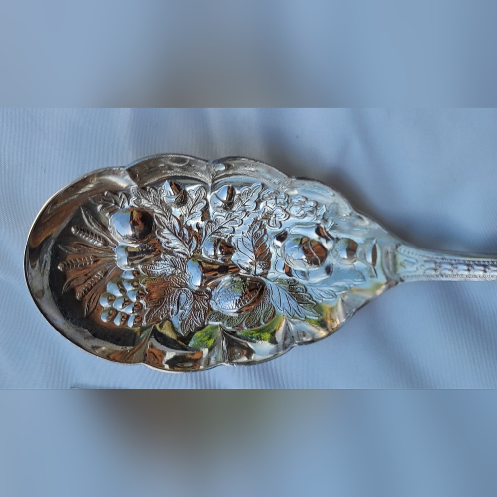 Vintage Silverplate Berry Spoon
